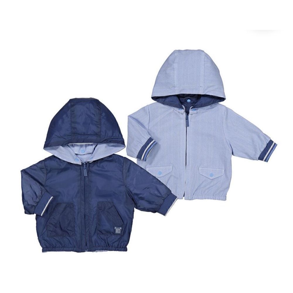 NWT Mayoral Baby Boy Reversible Windbreaker 1404 12 months Blue